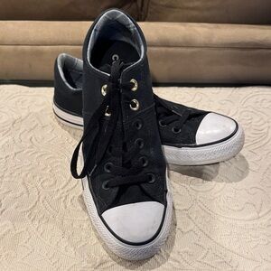 Converse Black and White Low-Top Sneakers